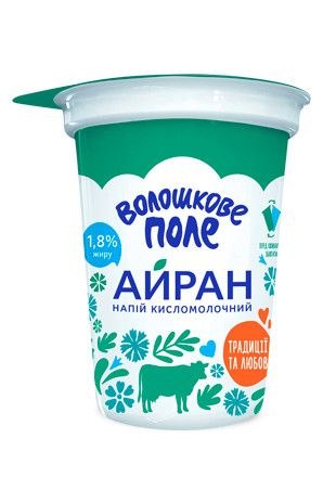 Напій кисломолочний Айран Волошкове Поле 1,8% 200г